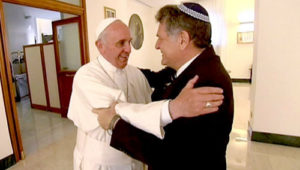 Ferenc pápa és barátja Abraham Skorka Buenos airesi rabbi